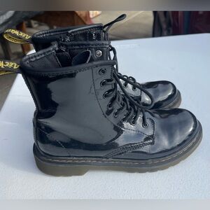 Patent Leather Black Dr. Martens Combat Boots